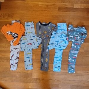 Gap toddler boy pajamas lot (5)